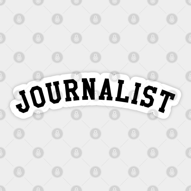 Journalist Sticker by KC Happy Shop